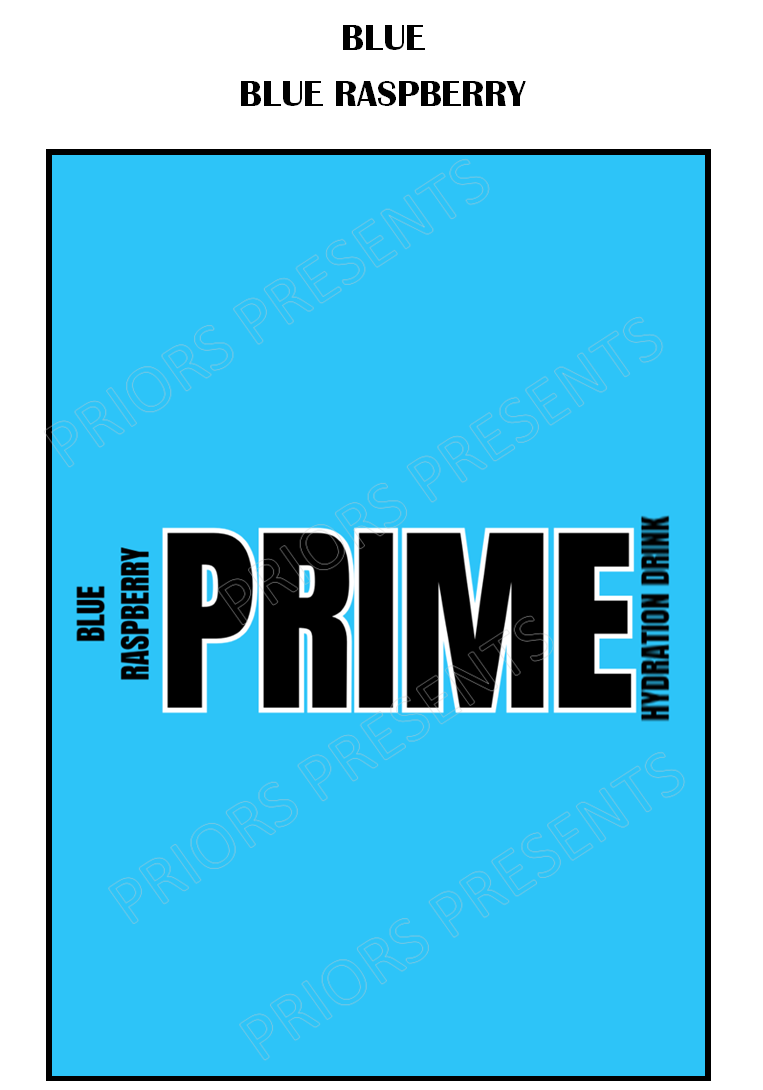 Prime Chocolate Bar Wrappers