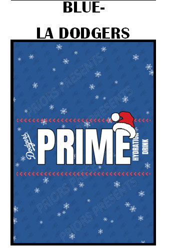 Prime Christmas Chocolate Bar Wrappers