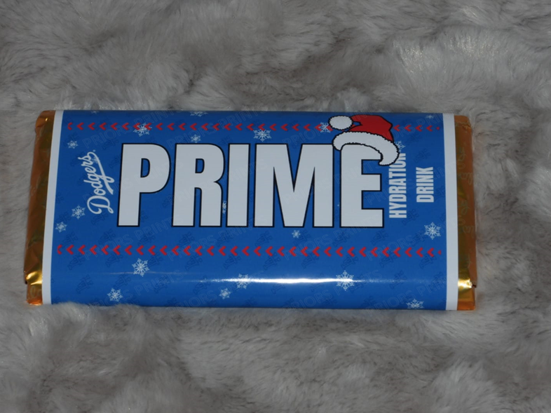 Prime Christmas Chocolate Bar Wrappers