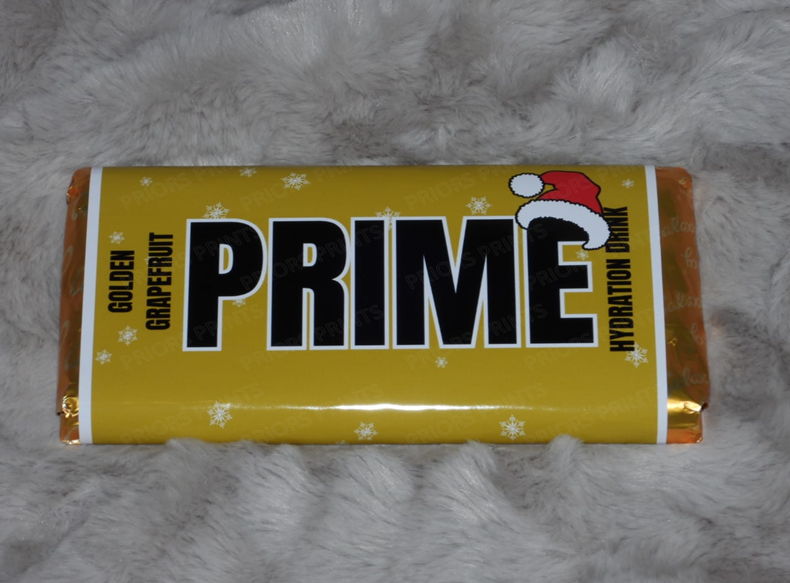 Prime Christmas Chocolate Bar Wrappers