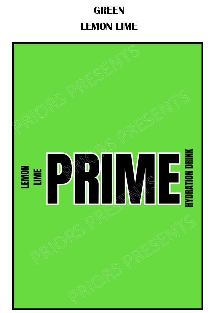 Prime Chocolate Bar Wrappers