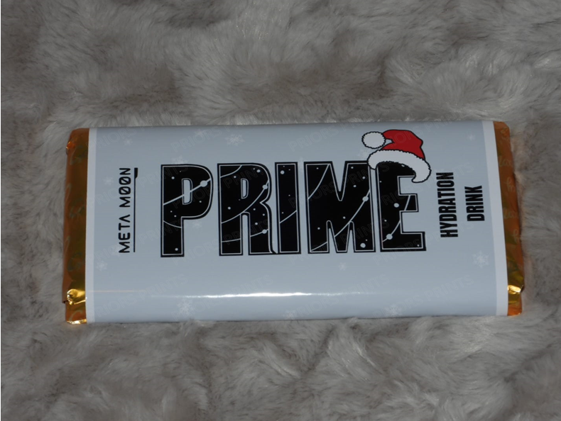 Prime Christmas Chocolate Bar Wrappers