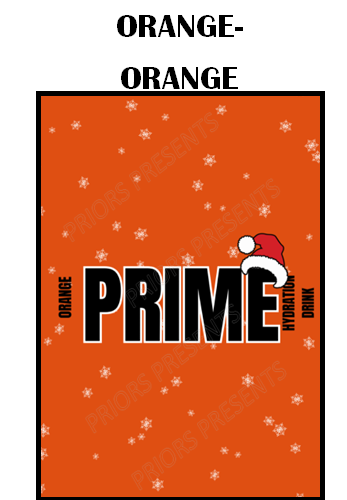 Prime Christmas Chocolate Bar Wrappers