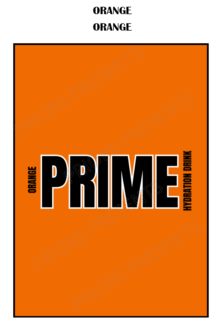 Prime Chocolate Bar Wrappers