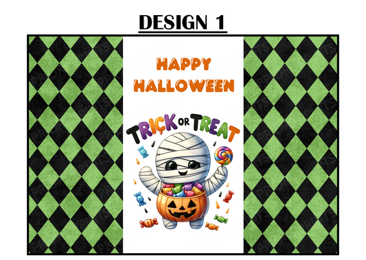 Trick or Treat Halloween Chocolate Bar Wrappers