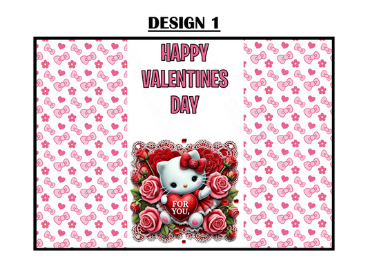 Hello Kitty Valentines Chocolate Bar Wrappers