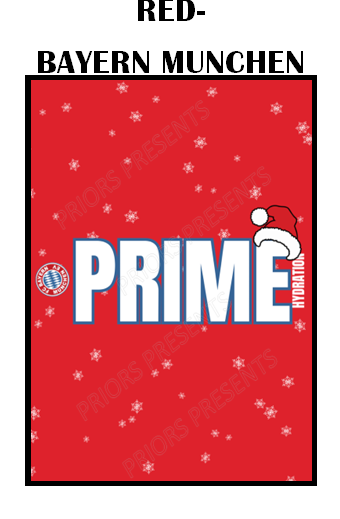 Prime Christmas Chocolate Bar Wrappers