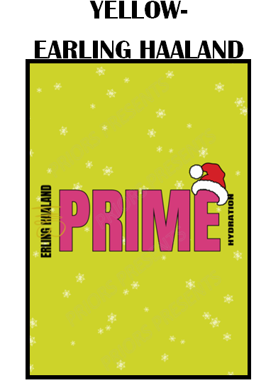 Prime Christmas Chocolate Bar Wrappers