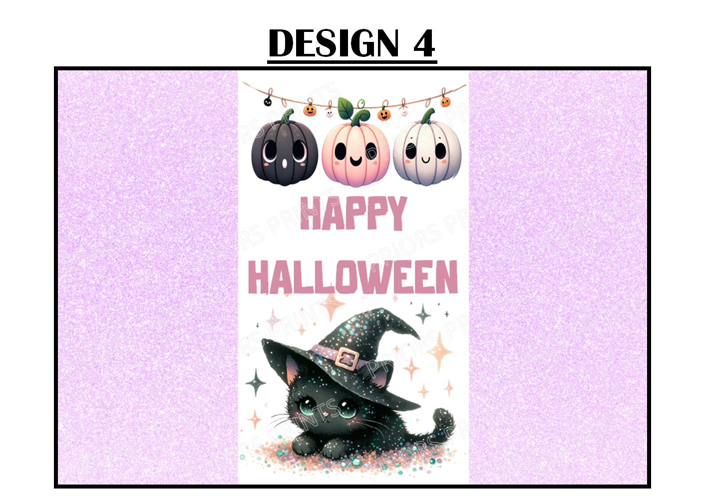 Pastel Halloween Chocolate Bar Wrappers