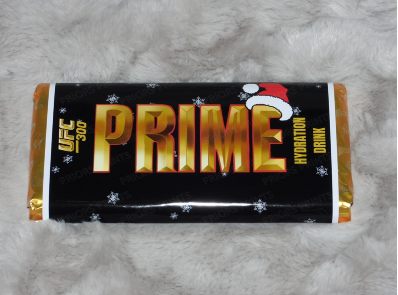 Prime Christmas Chocolate Bar Wrappers