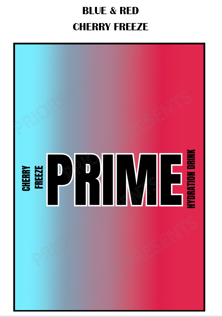 Prime Chocolate Bar Wrappers