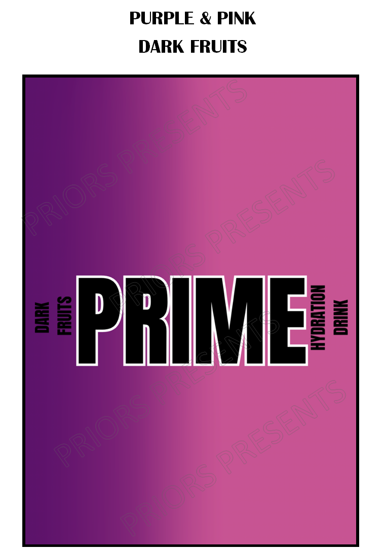 Prime Chocolate Bar Wrappers