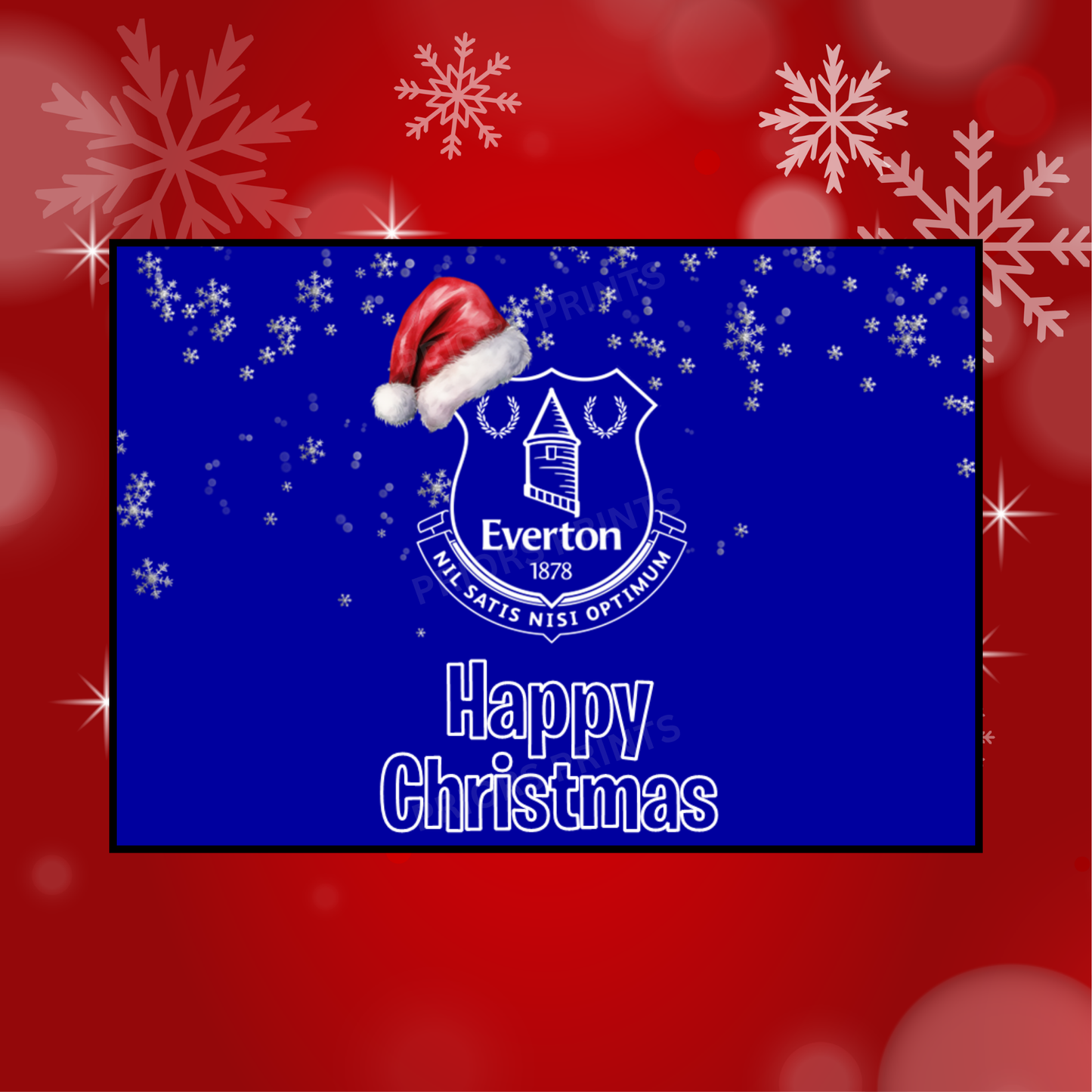 Football Teams Christmas Chocolate Bar Wrapper