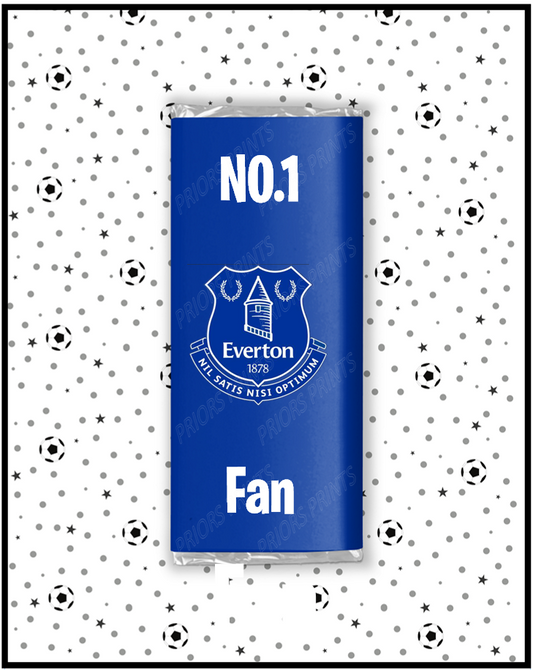 Everton Chocolate Bar Wrappers