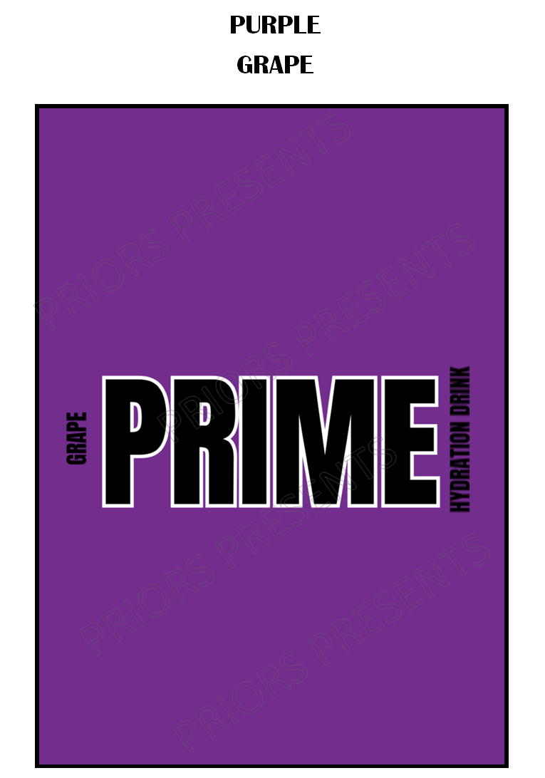 Prime Chocolate Bar Wrappers