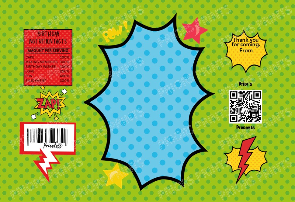 Medium Superhero Treat Packets