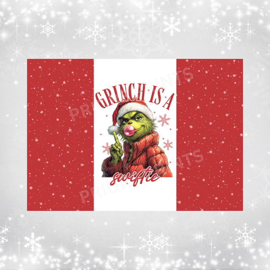 Santa & Grinch Swiftie Christmas Chocolate Bar Wrapper
