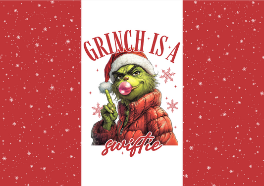 Grinch is a Swiftie Chocolate Bar Wrapper