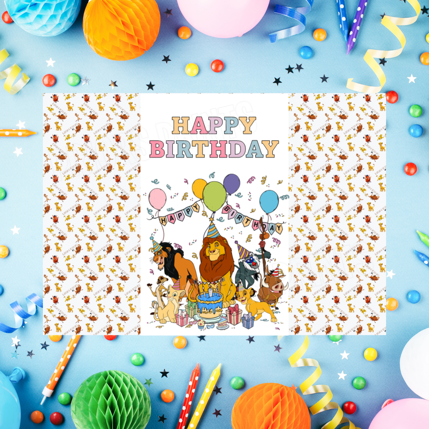 Mixed Disney Characters Birthday Chocolate Bar Wrappers I Aladdin I Beauty & The Beast I Cars I Stitch I Princess I Mickey I Spidey