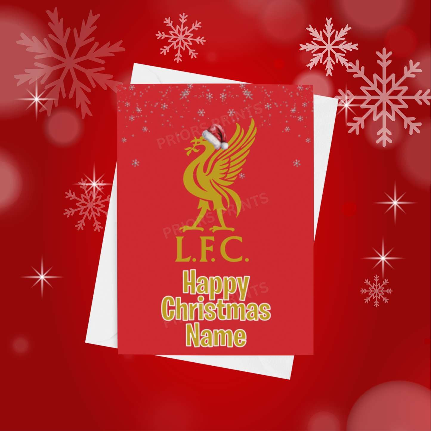 Football Teams Personalised Christmas Card