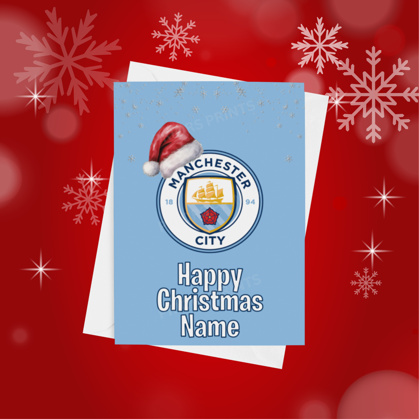 Football Teams Personalised Christmas Card