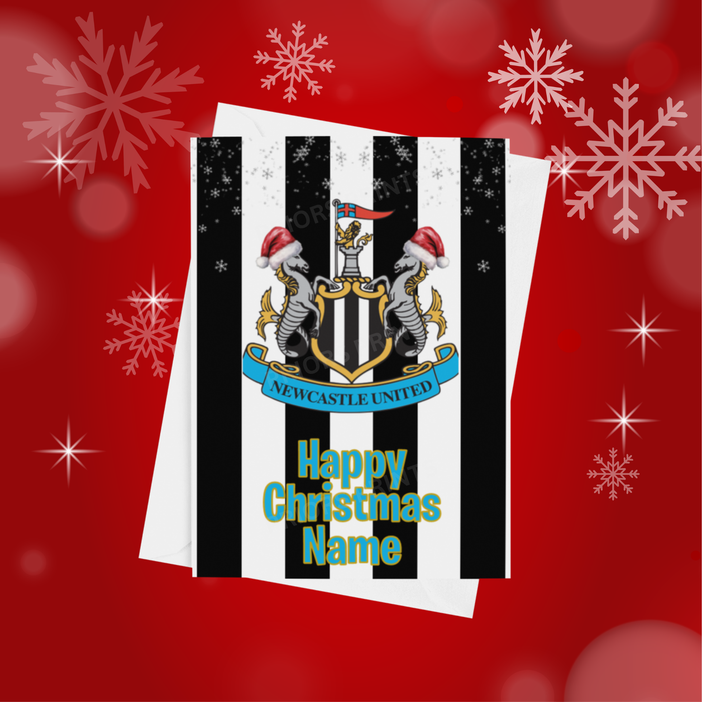Football Teams Personalised Christmas Card