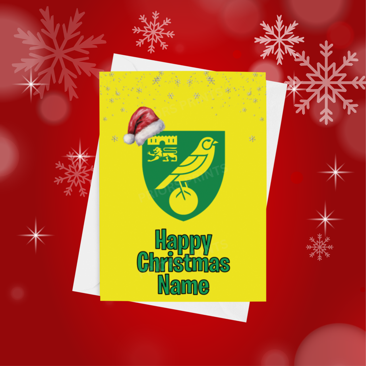 Football Teams Personalised Christmas Card