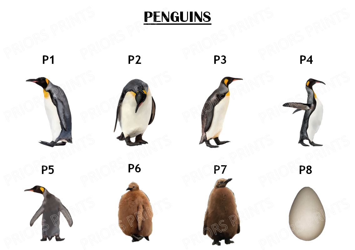 Our Family Personalised Penguin Print