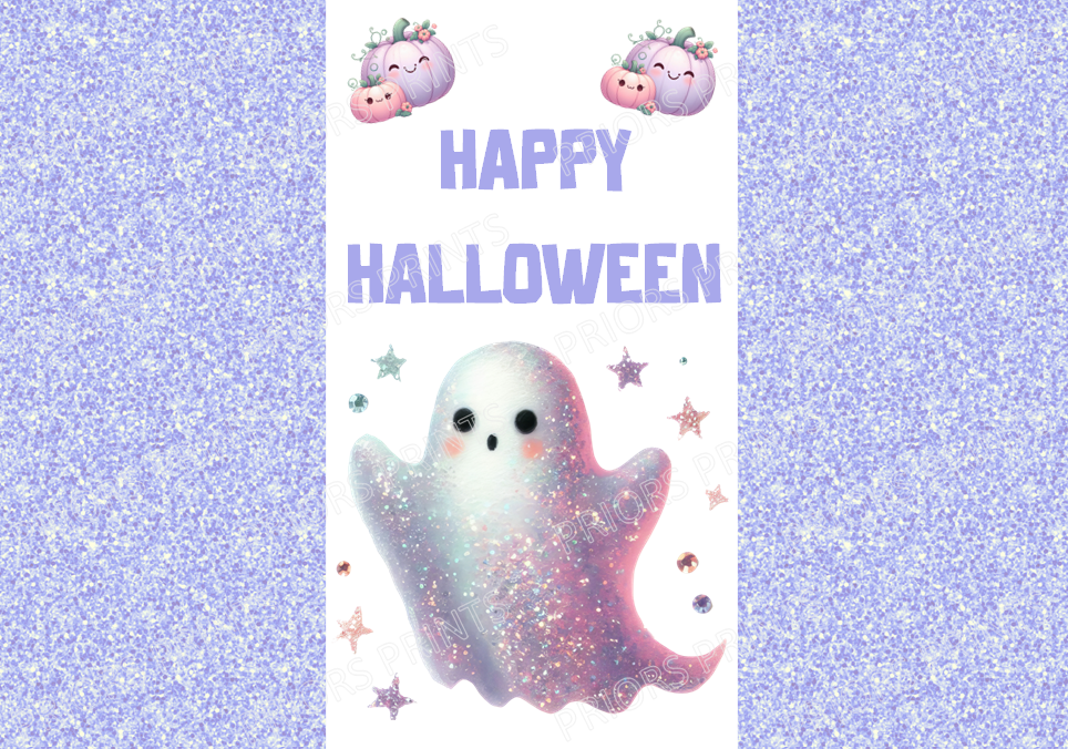 Pastel Halloween Chocolate Bar Wrappers