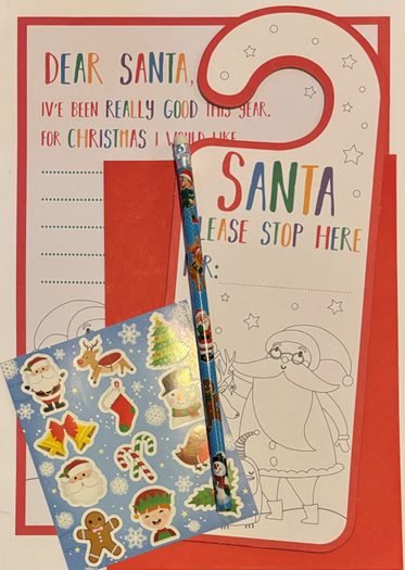 Colour Your Own Santa Letter Set