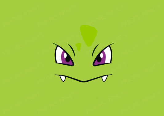 Pokemon Faces Chocolate Bar Wrapper- Plain (No Text)