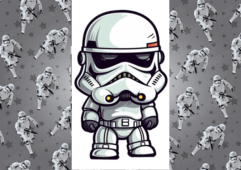 Star Wars Chocolate Bar Wrapper- Plain (No Text)