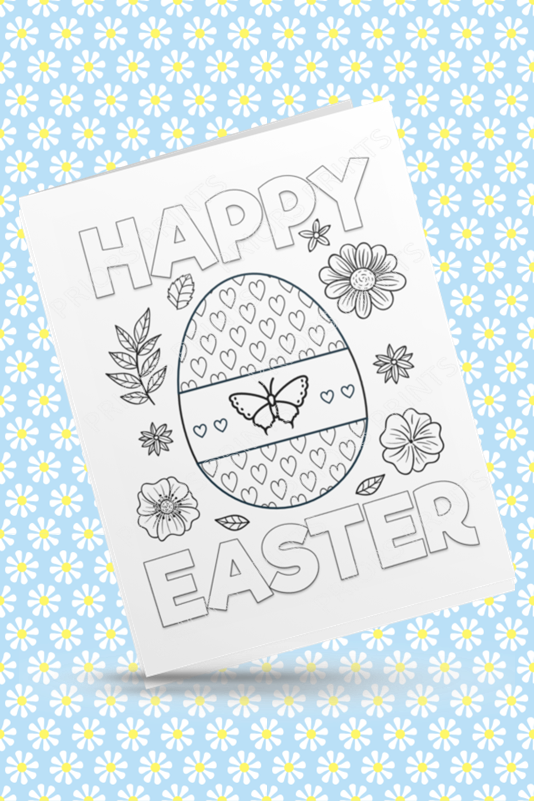 Colour Your Own Easter Cards