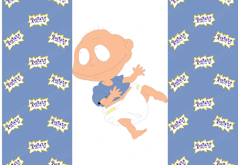 Rugrats Chocolate Bar Wrapper- Plain (No Text)