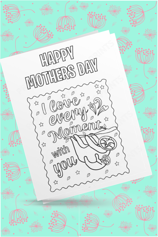 Colour Your Own Mothers Day Cards Cards