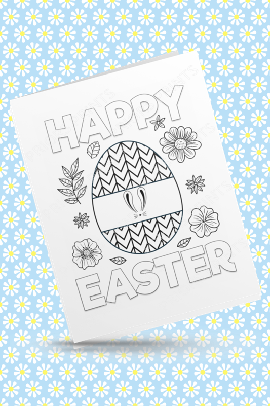 Colour Your Own Easter Cards