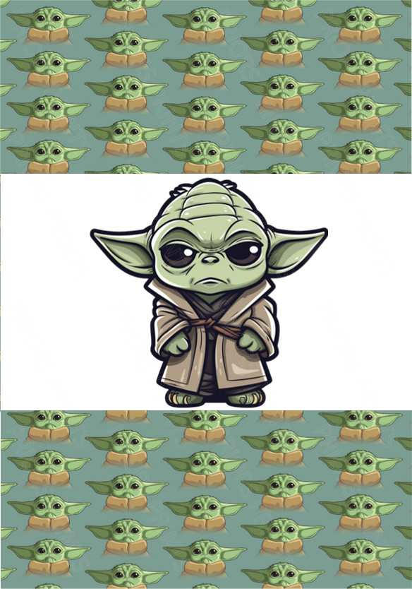 Star Wars Chocolate Bar Wrapper- Plain (No Text)