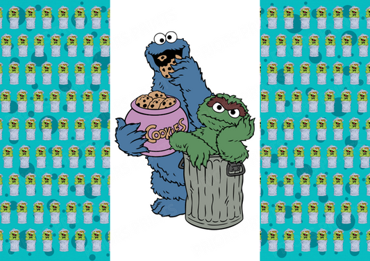Sesame Street Chocolate Bar Wrapper- Plain (No Text)