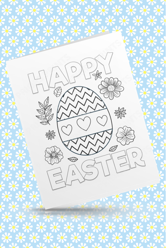 Colour Your Own Easter Cards