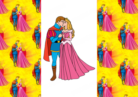 Sleeping Beauty Chocolate Bar Wrapper- Plain (No Text)
