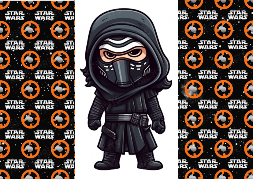 Star Wars Chocolate Bar Wrapper- Plain (No Text)