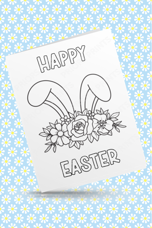 Colour Your Own Easter Cards