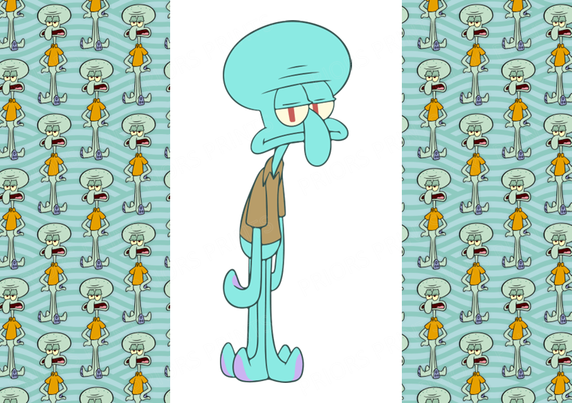 Sponge Bob Chocolate Bar Wrapper- Plain (No Text)