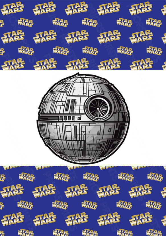 Star Wars Chocolate Bar Wrapper- Plain (No Text)