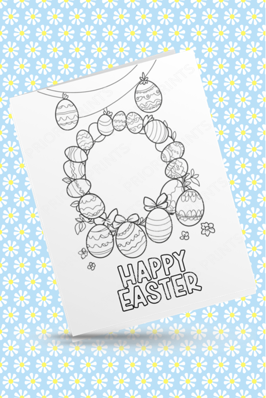 Colour Your Own Easter Cards