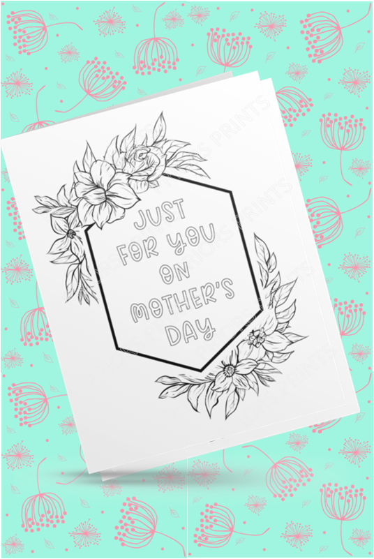 Colour Your Own Mothers Day Cards Cards