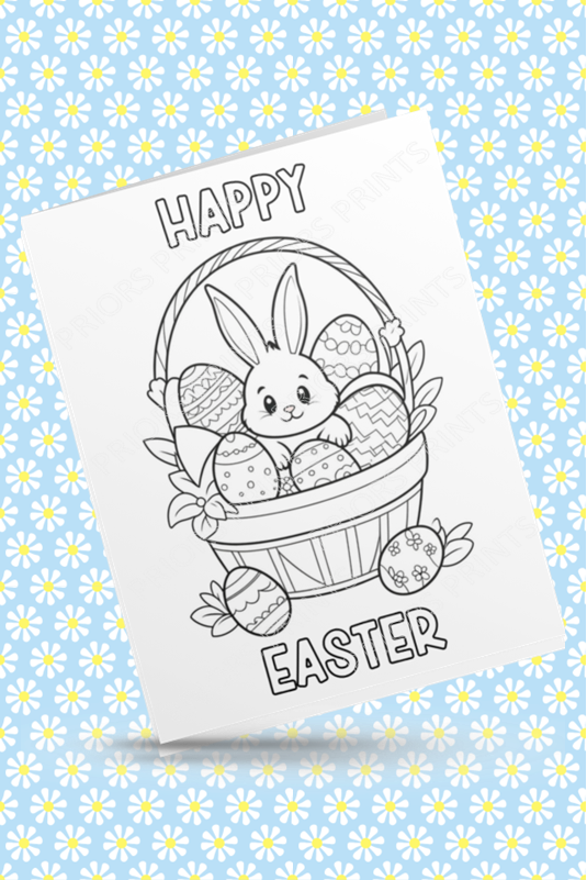 Colour Your Own Easter Cards