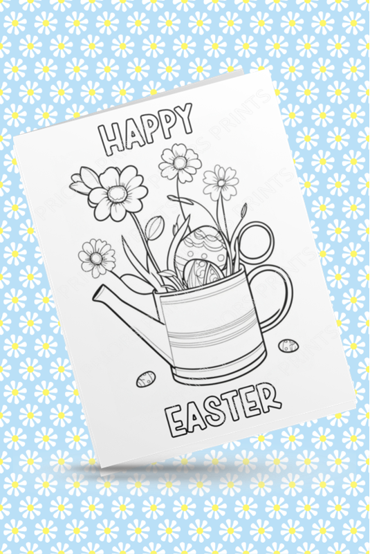 Colour Your Own Easter Cards