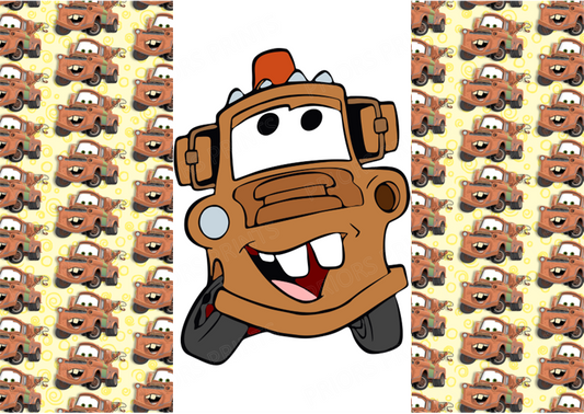 Cars Chocolate Bar Wrapper- Plain (No Text)