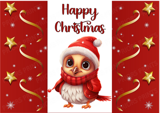 Cute Christmas Animals Chocolate Bar Wrapper